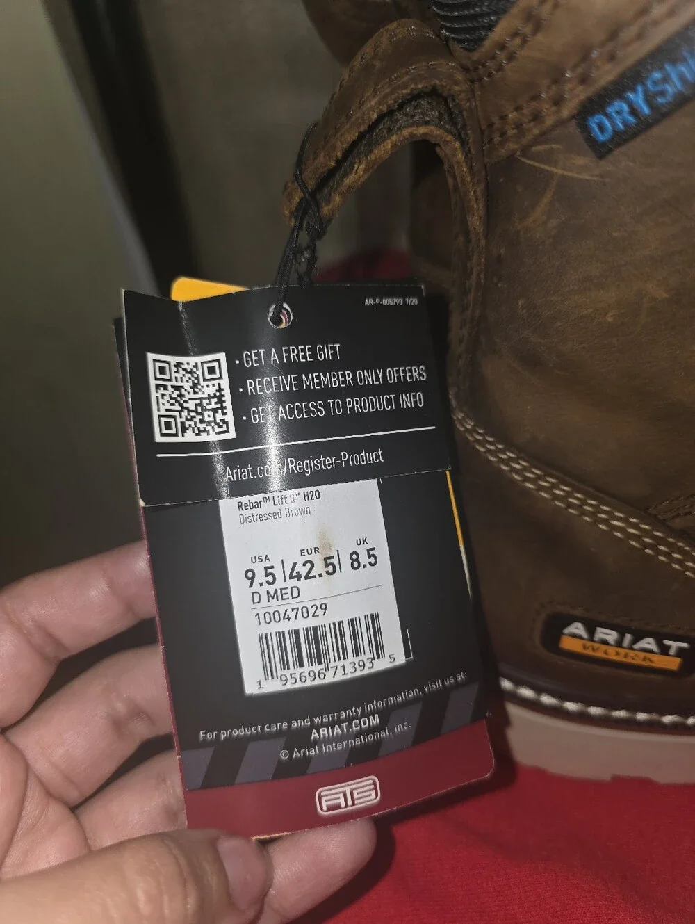 Ariat rebar lift